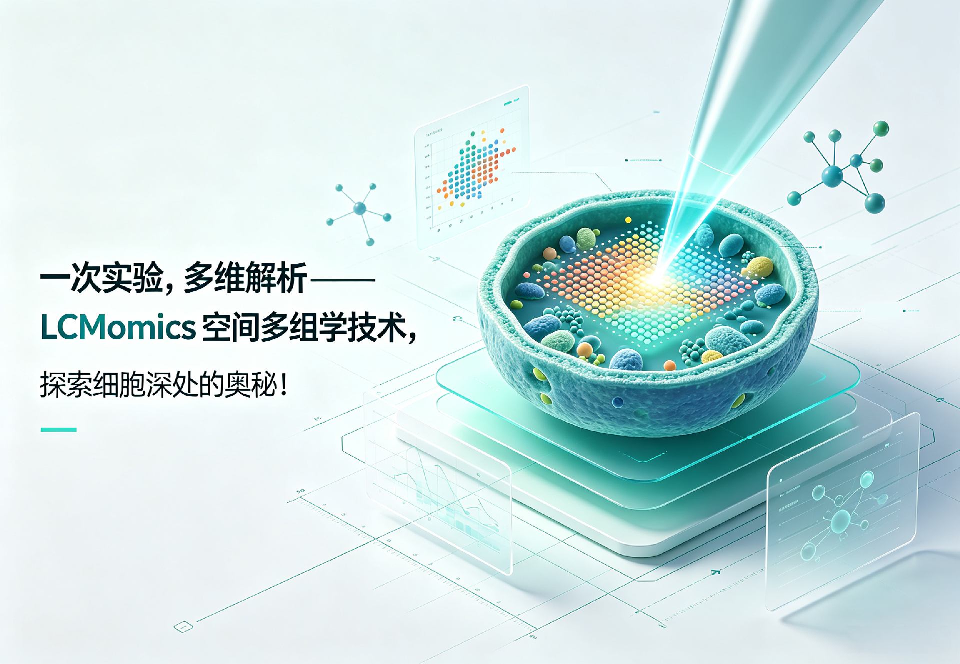 一次实验，多维解析 ——LCMomics 空间多组学技术，探索细胞深处的奥秘！
