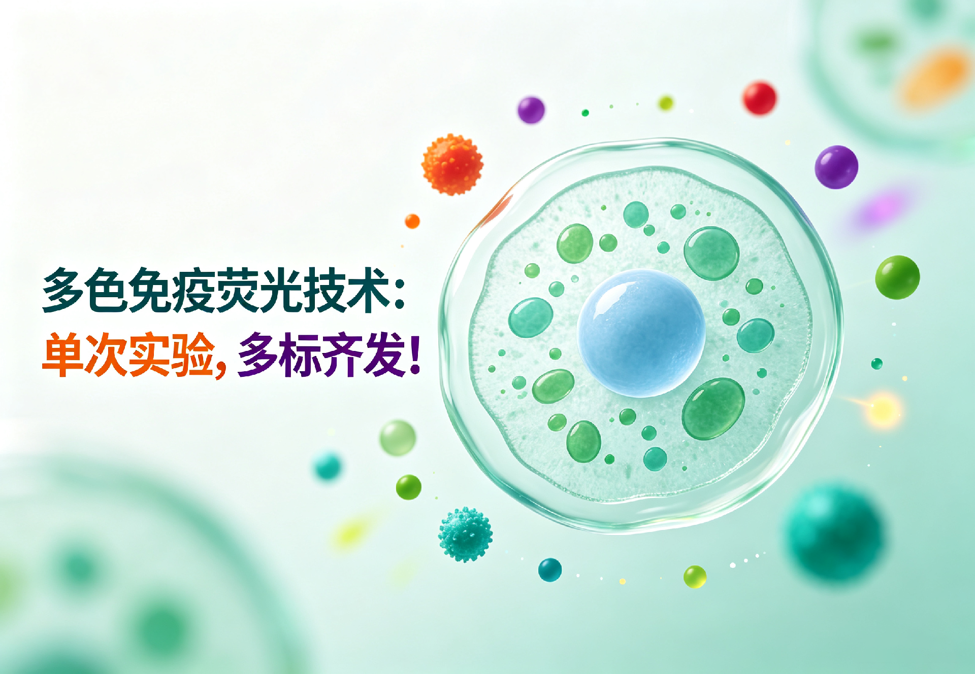 多色免疫荧光技术：单次实验，多标齐发！
